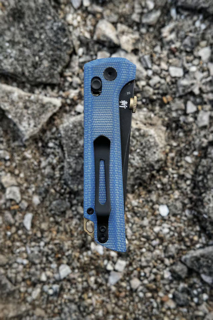 2406-BLMCT-D2BK Crossbar Lock Knife D2 Steel Japanese-style tactical folding knife