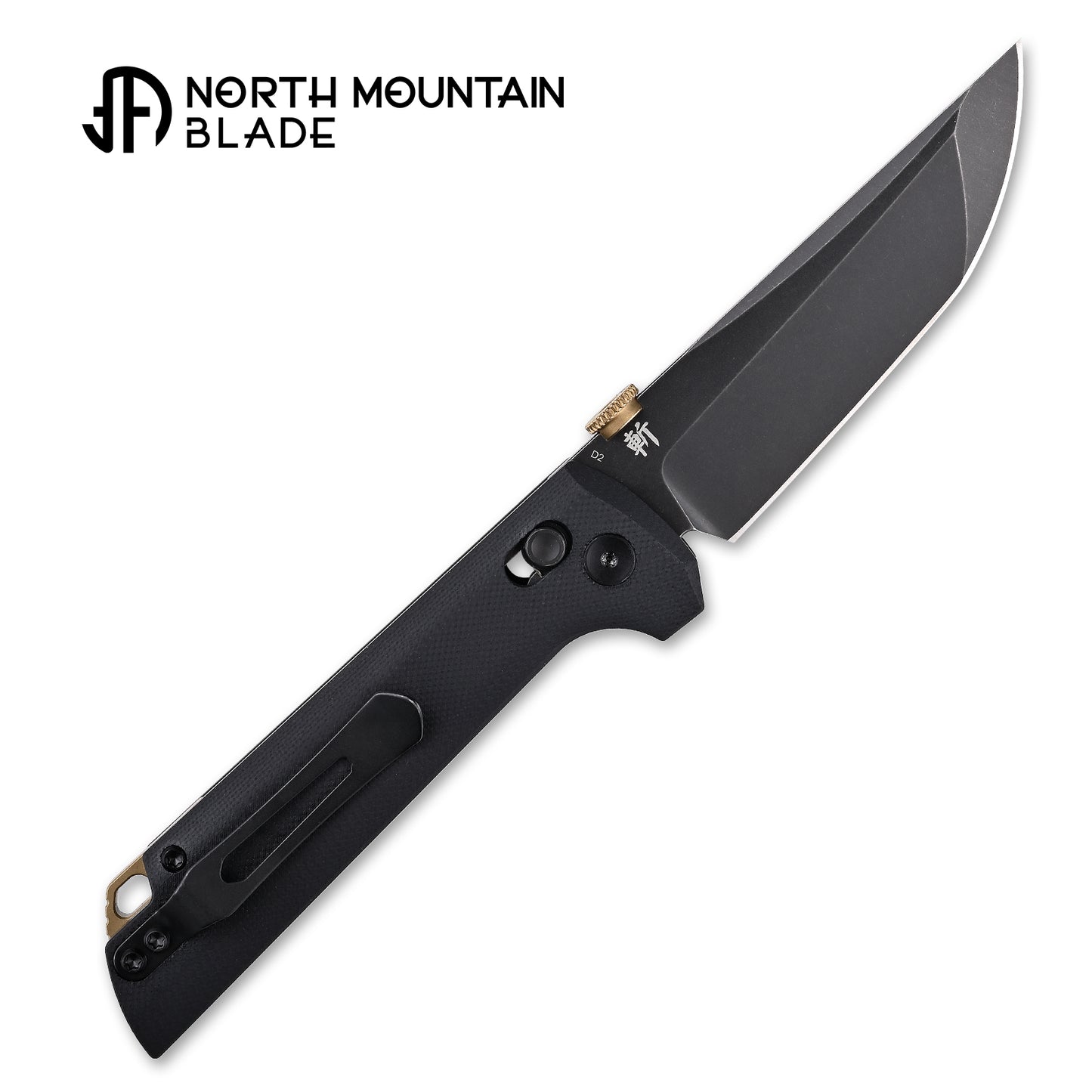 2406-BK-D2BK Crossbar Lock Knife D2 Steel Japanese-style tactical folding knife