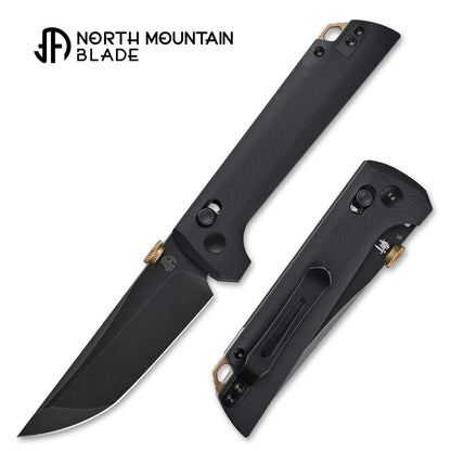 2406-BK-D2BK Crossbar Lock Knife D2 Steel Japanese-style tactical folding knife