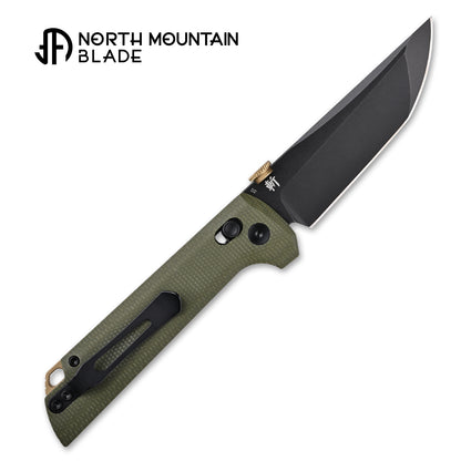 2406-GRMCT-D2BK Crossbar Lock Knife D2 Steel Japanese-style tactical folding knife