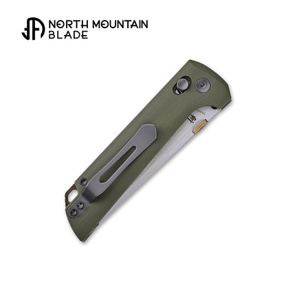 2418-GR-5 Crossbar Lock  5-Layer Copper Steel 3.5" Blade Japanese-style tactical folding knife