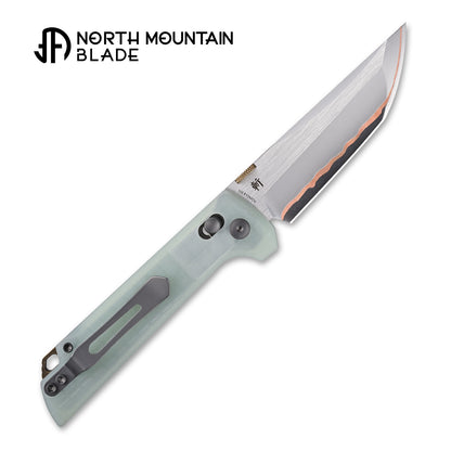 2418-JD-G-5 Crossbar Lock  5-Layer Copper Steel 3.5" Blade Japanese-style tactical folding knife
