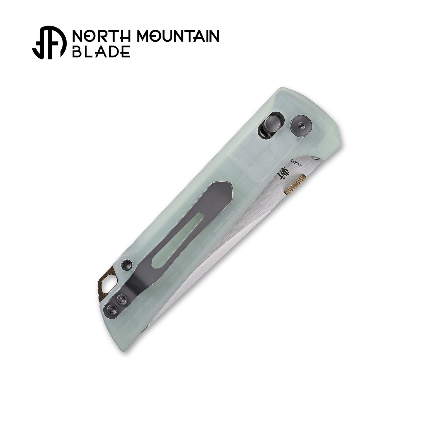 2418-JD-G-5 Crossbar Lock  5-Layer Copper Steel 3.5" Blade Japanese-style tactical folding knife