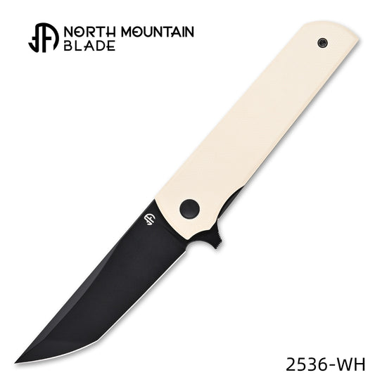 2536-WH Flipper Folding Knife 14C28N Steel Japanese-style tactical folding knife