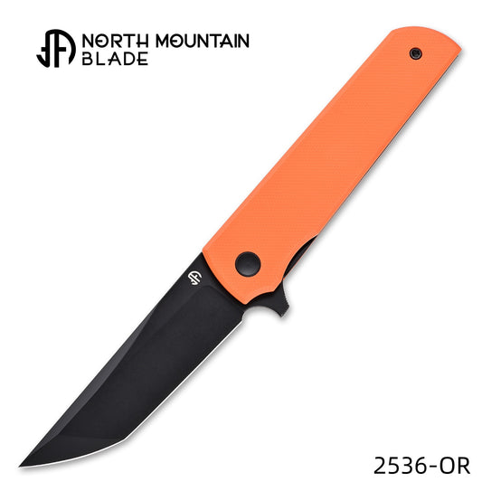 2536-OR Flipper Folding Knife 14C28N Steel Japanese-style tactical folding knife
