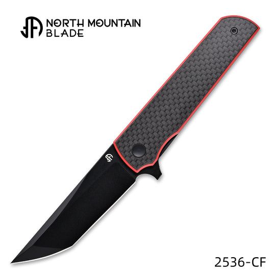 2536-CF Flipper Folding Knife 14C28N Steel Japanese-style tactical folding knife
