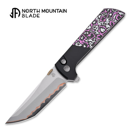 2407-GlowCF-PK-5 Custom Ceramic CF Five-layer forged blade