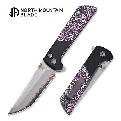 2407-GlowCF-PK-5 Custom Ceramic CF Five-layer forged blade