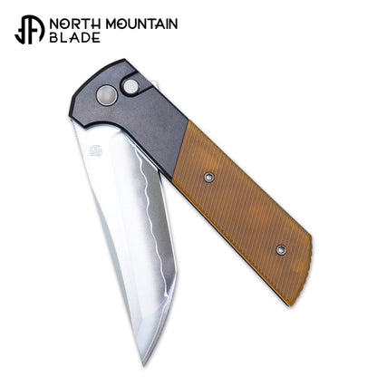 2407-PEI-ST Anodized aluminum alloy handle Amber PEI Anti-slip pattern