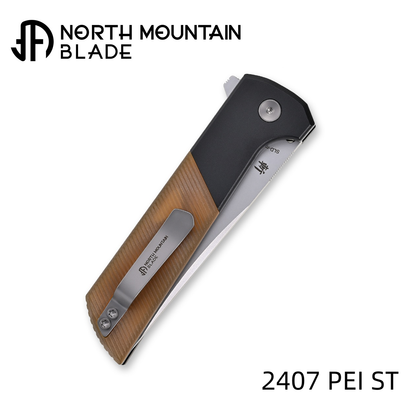 2407-PEI-ST Anodized aluminum alloy handle Amber PEI Anti-slip pattern