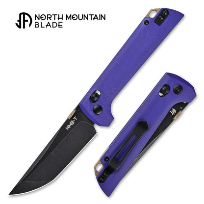 2406-PR-D2BK Crossbar Lock Knife D2 Steel Japanese-style tactical folding knife