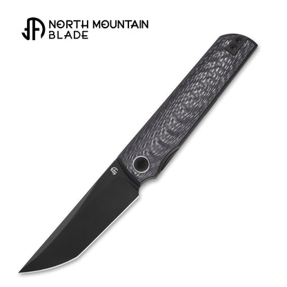 2412-CF-PVD Pocket Katana Front Flipper 3.3" 14C28N