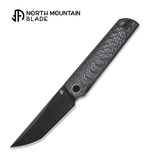 2412-CF-PVD Pocket Katana Front Flipper 3.3" 14C28N
