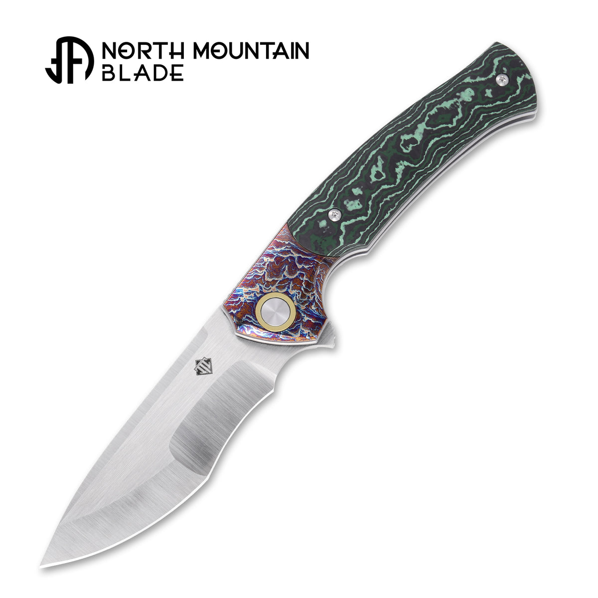 2608-GR North Mountain Blade × T.C. Blades Limited Collaboration — "COUYON" Folding Knife