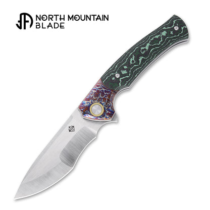 2608-GR North Mountain Blade × T.C. Blades Limited Collaboration — "COUYON" Folding Knife