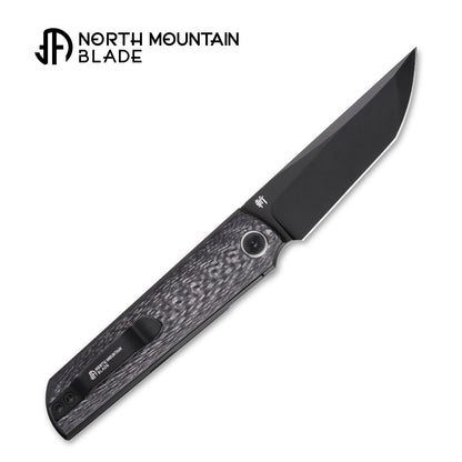 2412-CF-PVD Pocket Katana Front Flipper 3.3" 14C28N