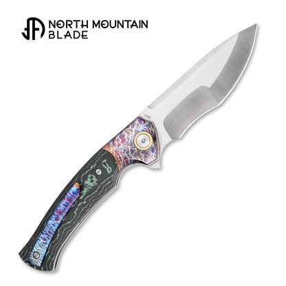 2608-GR North Mountain Blade × T.C. Blades Limited Collaboration — "COUYON" Folding Knife
