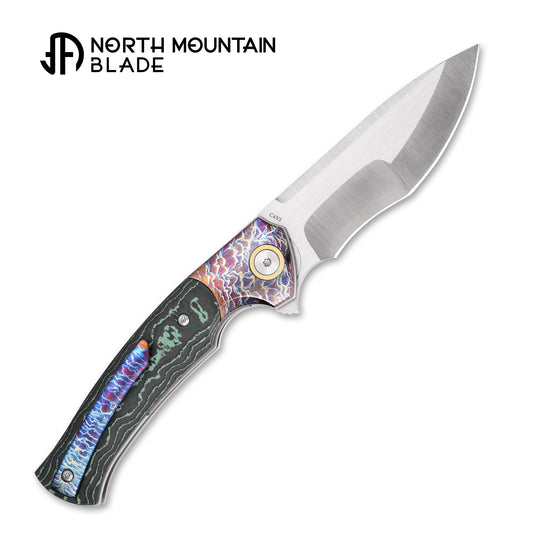 2608-GR North Mountain Blade × T.C. Blades Limited Collaboration — "COUYON" Folding Knife