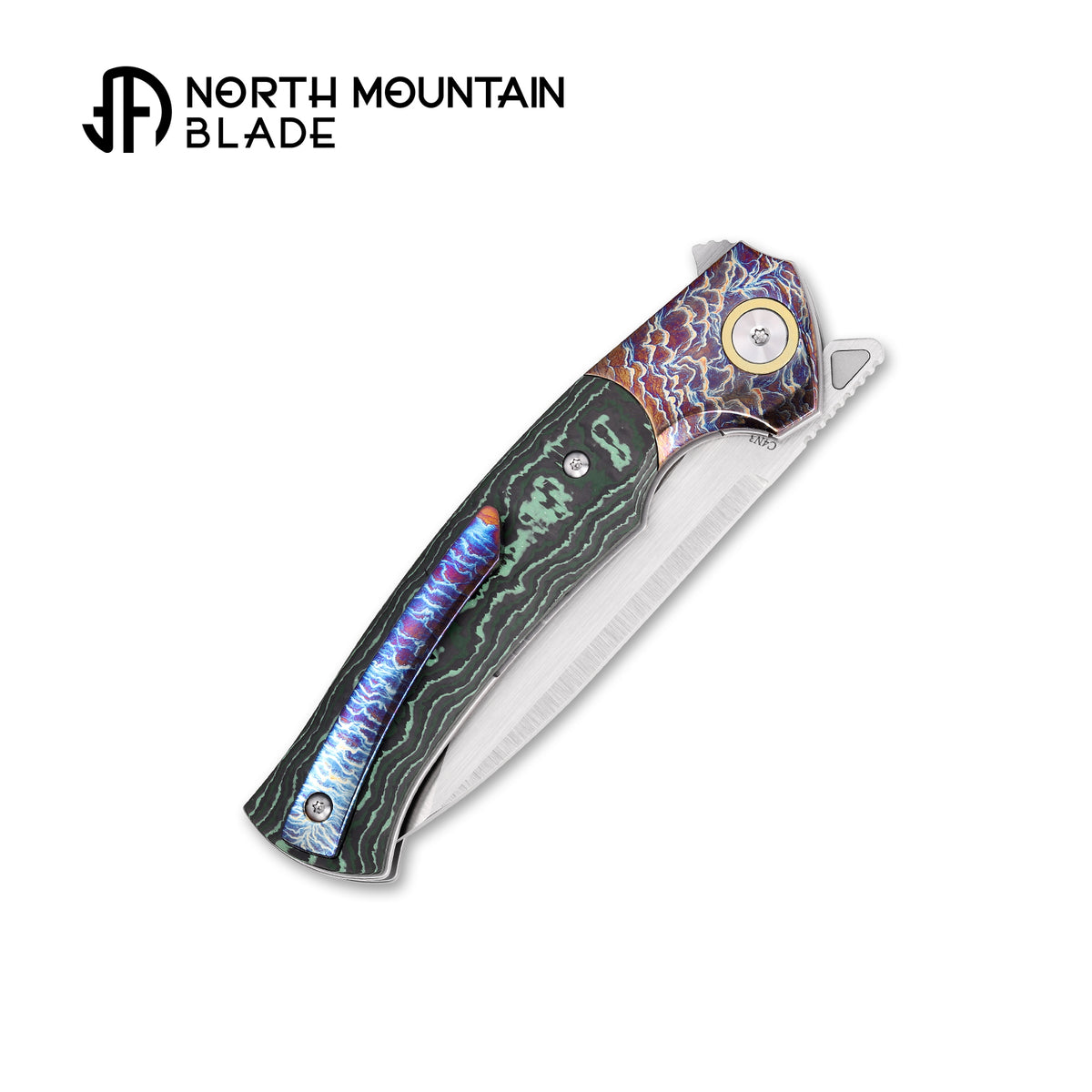 2608-GR North Mountain Blade × T.C. Blades Limited Collaboration — "COUYON" Folding Knife