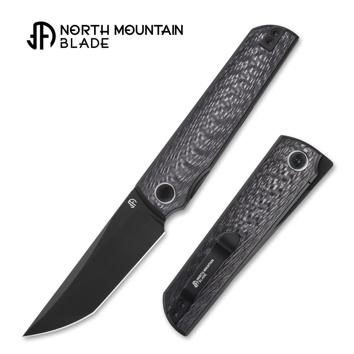 2412-CF-PVD Pocket Katana Front Flipper 3.3" 14C28N