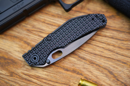 BBNM 2522-DT Tanto CPM-3V DLC Blade Hand-Polished Dwyer Design Shadow Edition
