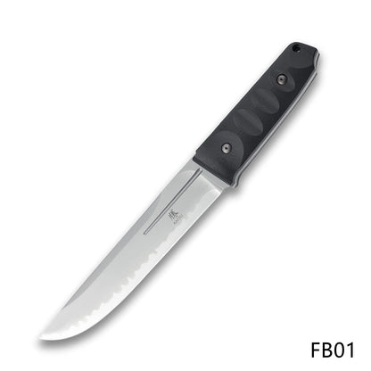 Nemoto Design FB01, SLD-MAGIC Steel Fixed Blade Knife, Kydex Sheath, Sakura Blade