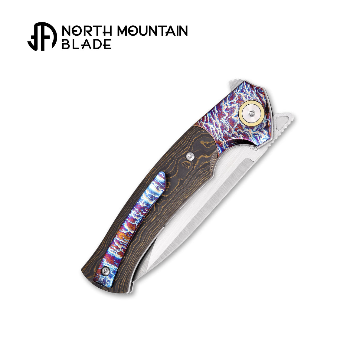 2608-GDCF North Mountain Blade × T.C. Blades Limited Collaboration — "COUYON" Folding Knife
