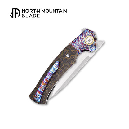 2608-GDCF North Mountain Blade × T.C. Blades Limited Collaboration — "COUYON" Folding Knife