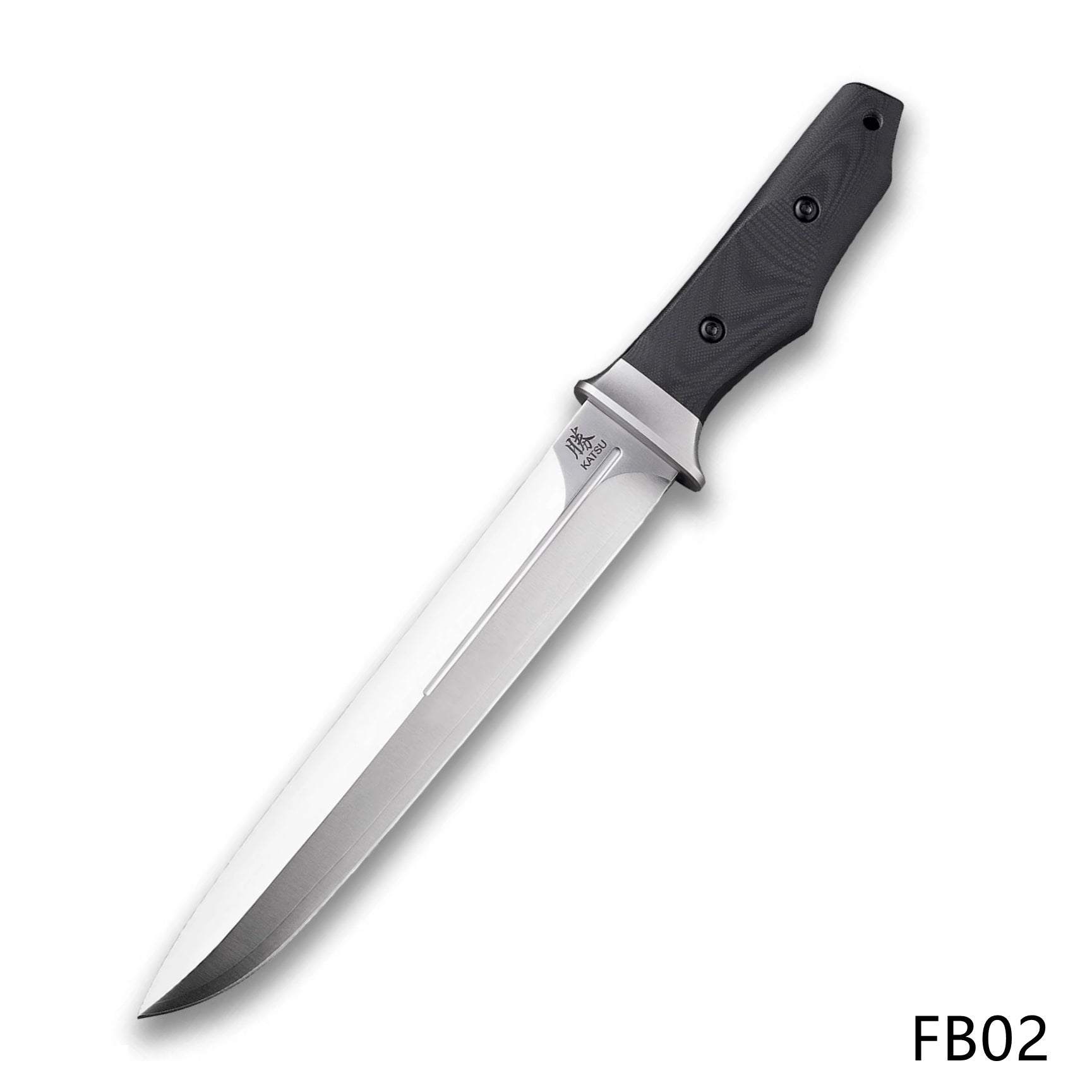 Nemoto Design FB02, SLD-MAGIC Steel short sword, Kydex Sheath