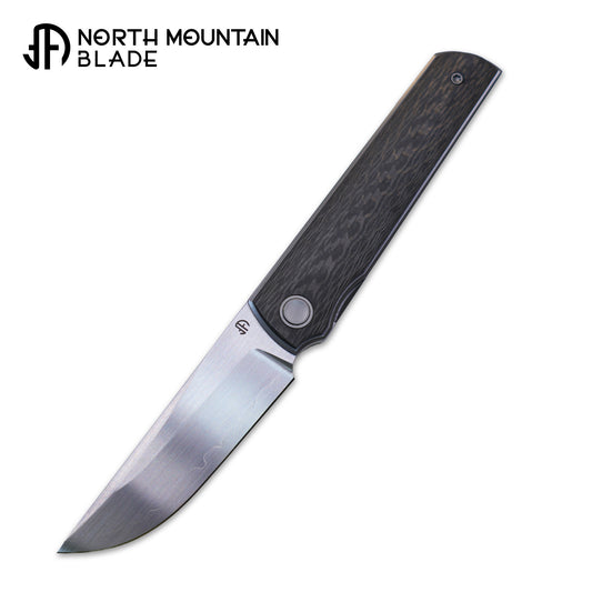 2412-CFCP Clip Point Hand-brushed finish