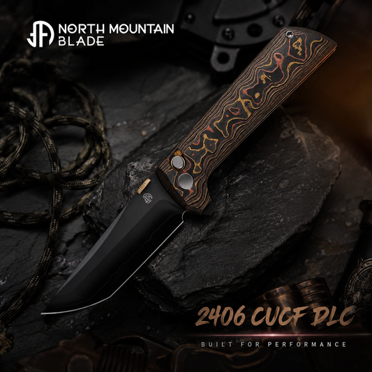 2406-CUCF-DLC Chop2 Copper-inlaid Carbon Fiber New .45-style thumb disc