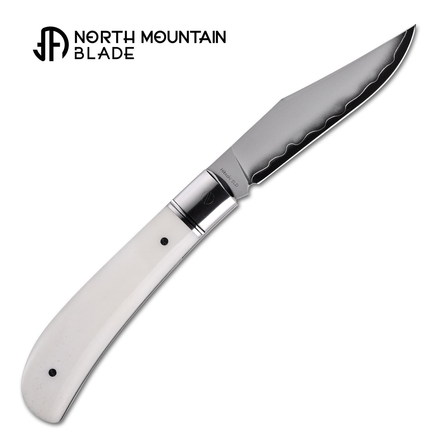 2531-CB Thin Classic Lanny Gentleman Pocket Knife Natural Bone Handle