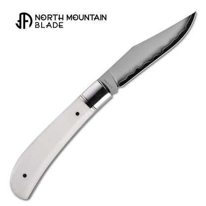2531-CB Thin Classic Lanny Gentleman Pocket Knife Natural Bone Handle