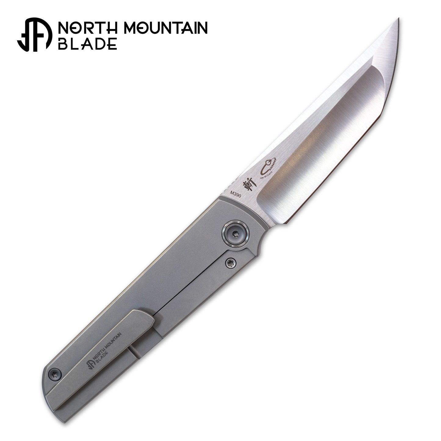 M390 Hand polishing Version KICKSTOP Titanium alloy handle