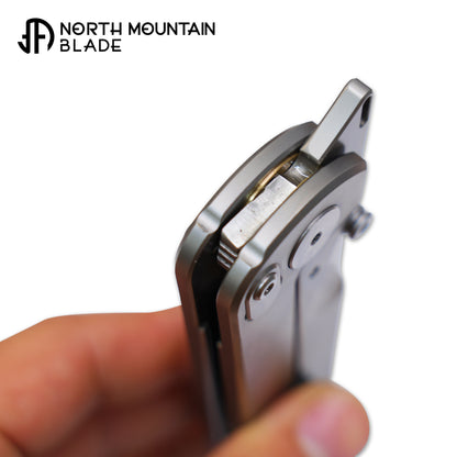 Element, M390 blade, Titanium handle, titanium clip,