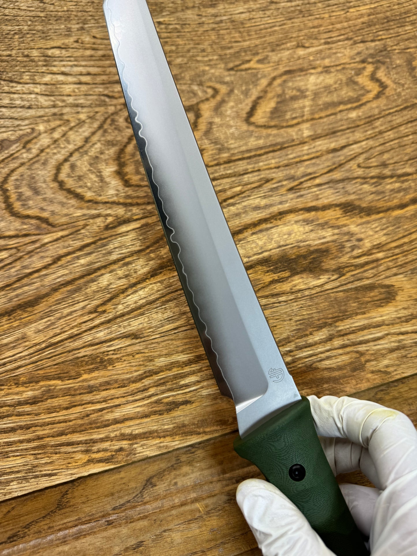 The Chop Plus 15inch Classic Japan Tanto tactical knife SLD-Magic green G10