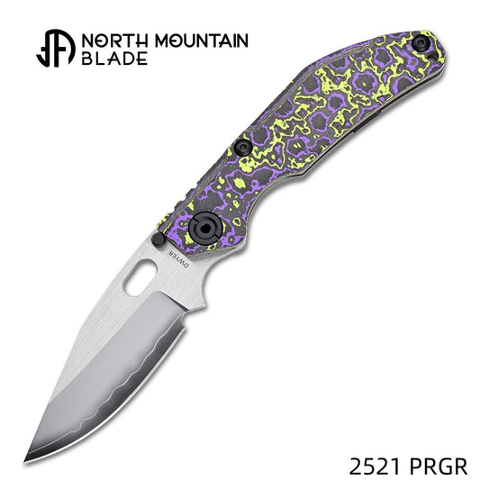 BBNM 2521-PRGR Bowie Joker Purple & Yellow Ceramic Carbon Fiber