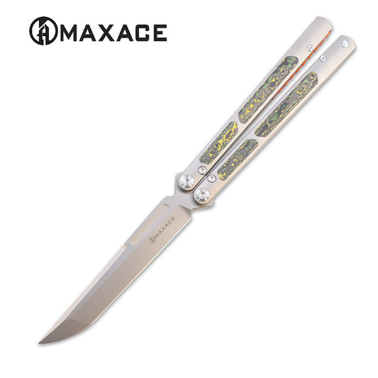 MAXACE  MAXACE Covenant M390 Titanium handle Carbon fiber inlay