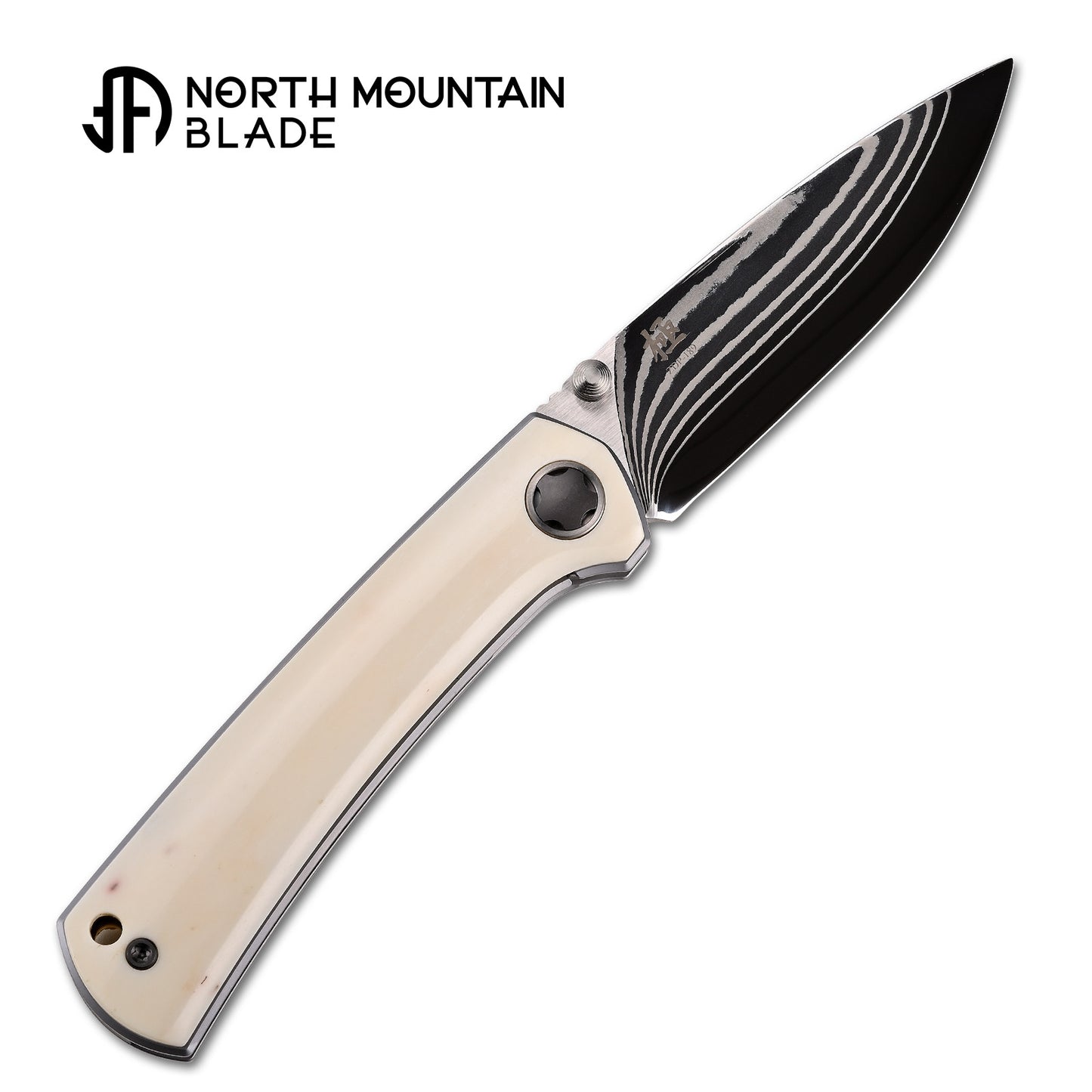 2528-CB new "Ultra" Natural Bone Handle Modern Mini Pocket Knife Quick-Open Design