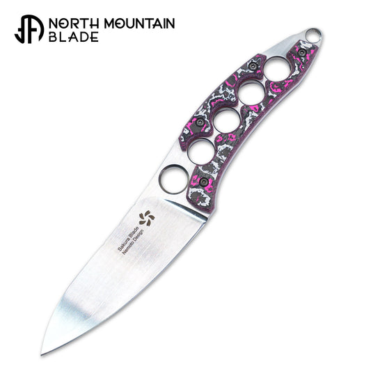 SHURA Sakura Blade Nemoto Design ZDP-189 Ceramic Carbon Fiber tactical knife