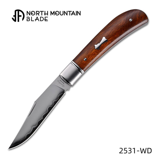2531-WD Thin Classic Lanny Gentleman Pocket Knife Desert Ironwood Handle