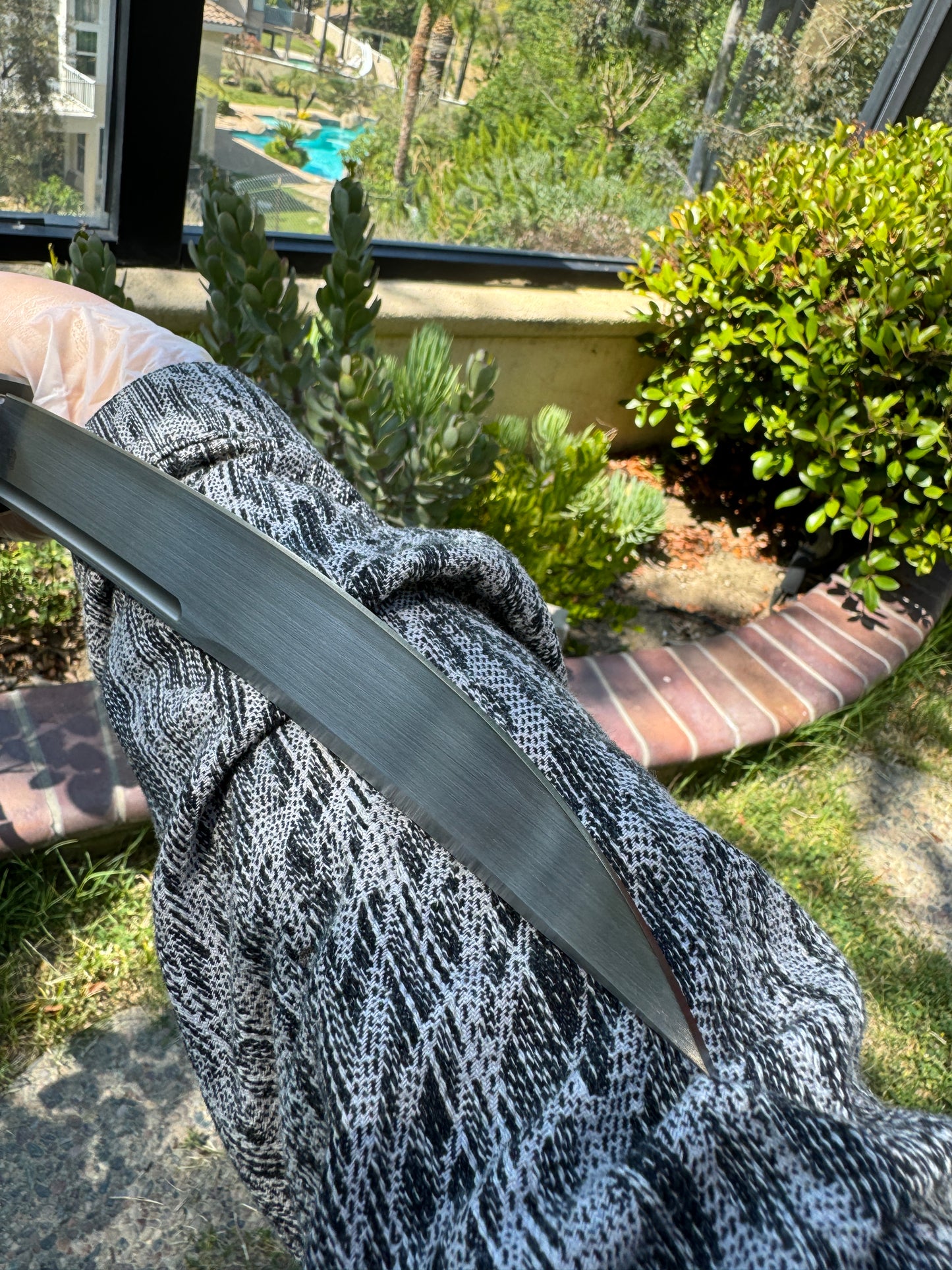 Wakizashi Hoja de North Mountain con acabado satinado, pulida a mano