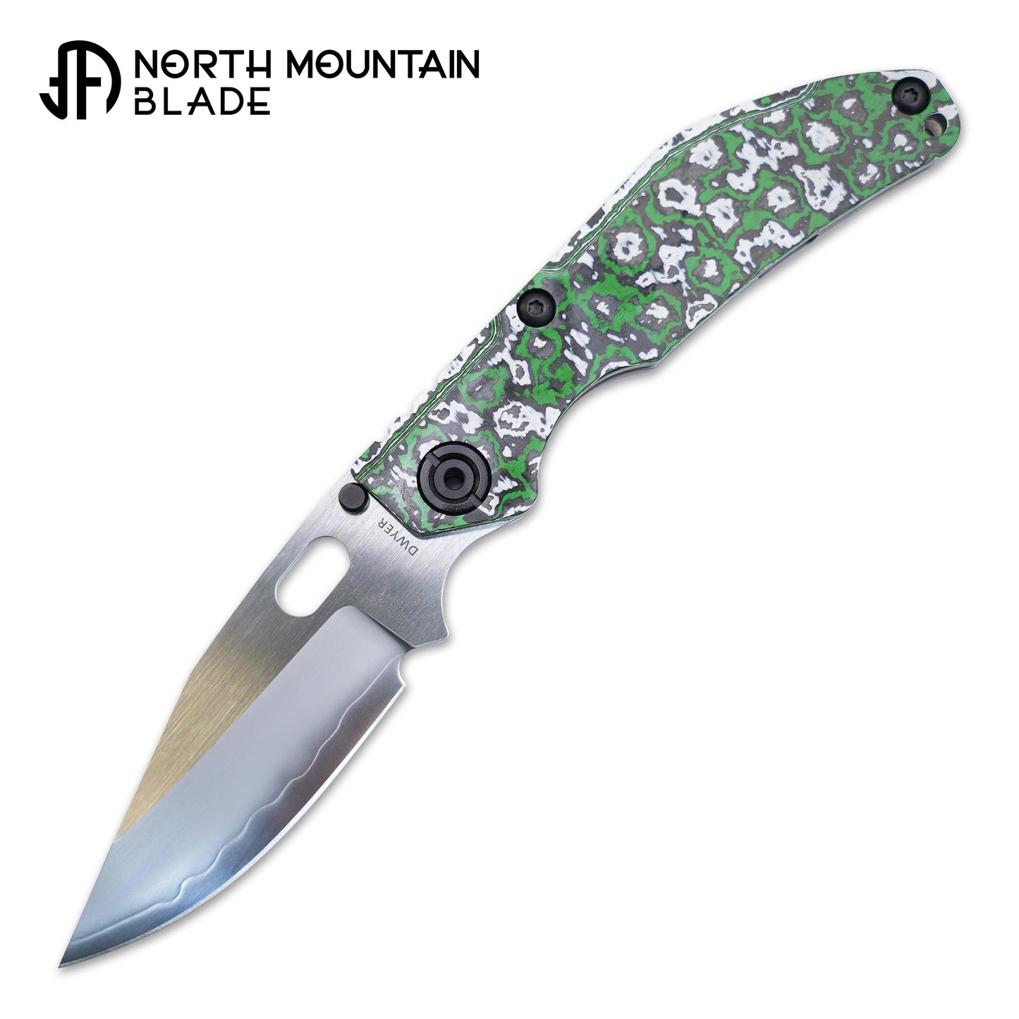 BBNM 2521-GRCF Bowie Arctic Green&White Ceramic Carbon Fiber