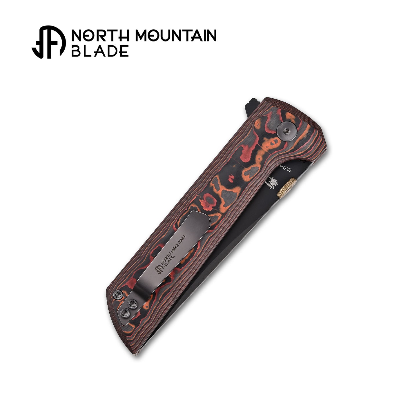 2406-ORCF-DLC  Chop2 Red Ceramic Carbon Fiber New .45-style thumb disc