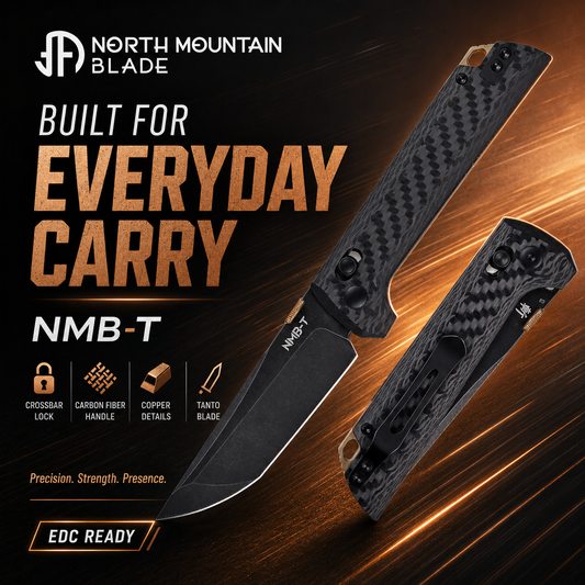 2406-CF-D2BK Crossbar Lock Knife D2 Steel Japanese-style tactical folding knife