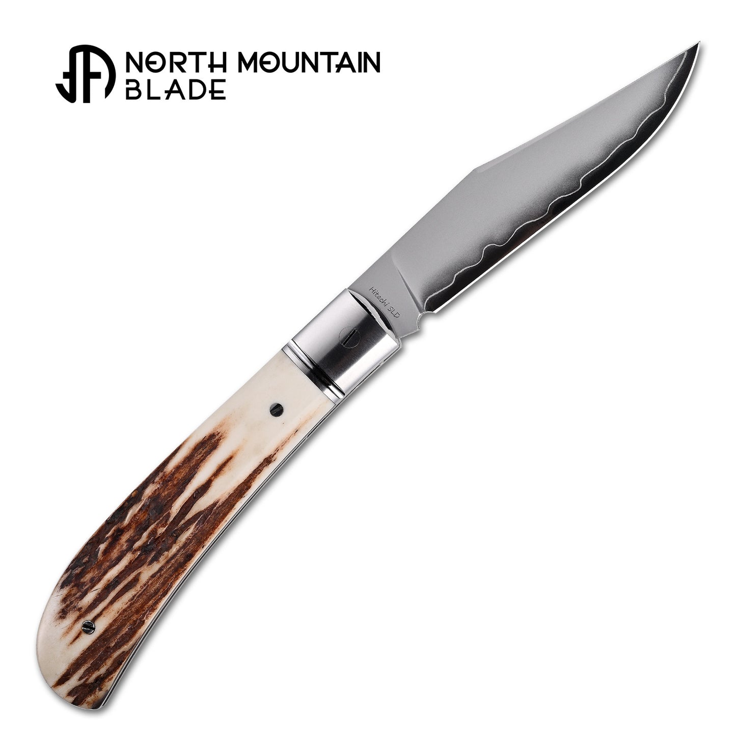 2531-ATL Thin Classic Lanny Gentleman Pocket Knife Antler Handle