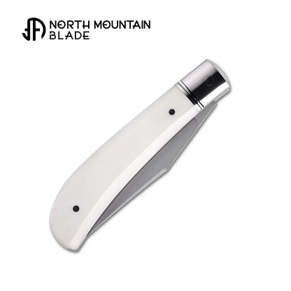 2531-CB Thin Classic Lanny Gentleman Pocket Knife Natural Bone Handle