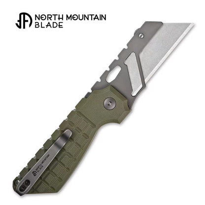 North Mountain Blade The Gripper 2537-GR – Button Lock Utility Knife, Green