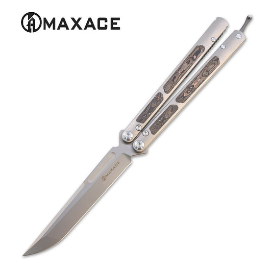 MAXACE Covenant M390 Titanium handle