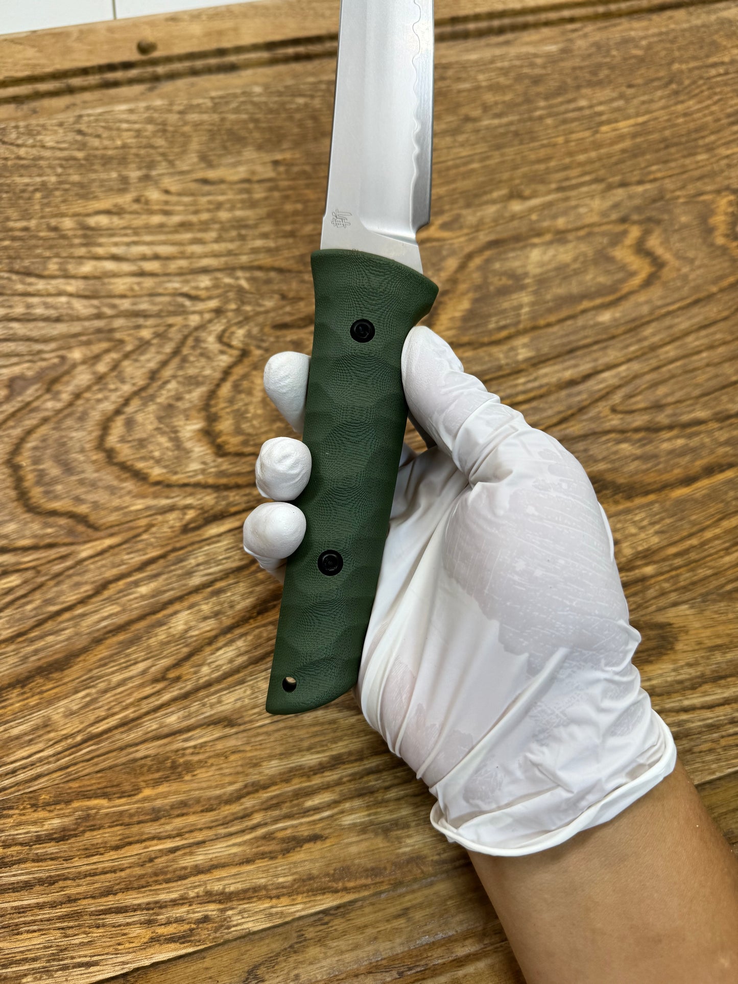 The Chop Plus 15inch Classic Japan Tanto tactical knife SLD-Magic green G10